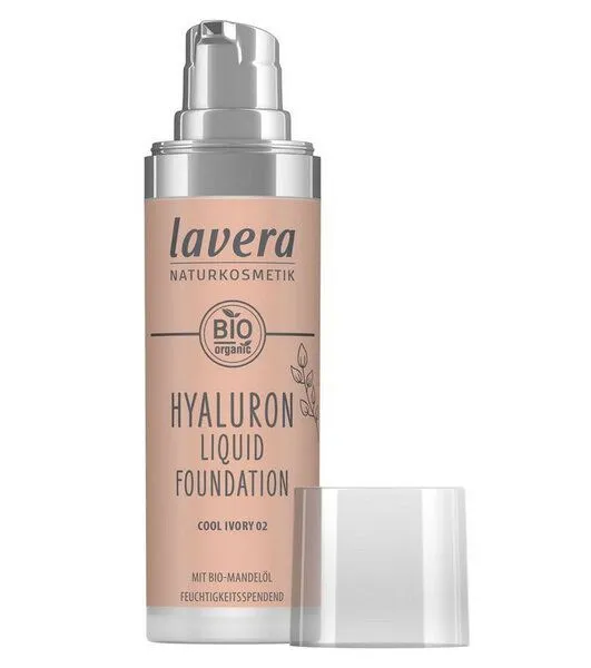 lavera Lavera Hyaluron Liquid Foundation -Cool Ivory 02- – Produktbild 1 von 2