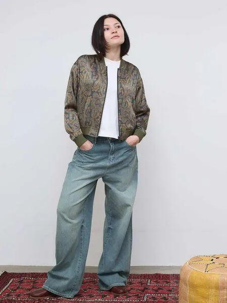 Yahmo Yahmo Viskose/Tencel Lene Wendejacke, Palermo/olive (olivgrün), – Produktbild 4 von 4