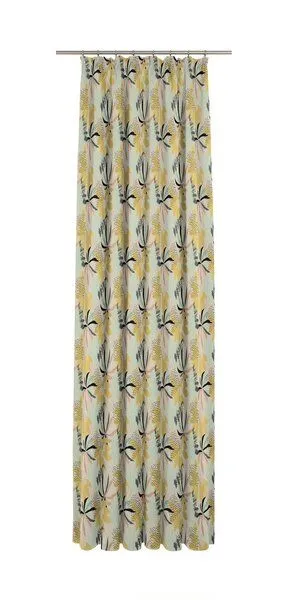 Nature by Adam Nature by Adam Vorhang aus 100% Bio-Baumwolle - Made in Germany - Jungle, Gelb, – Produktbild 2 von 7