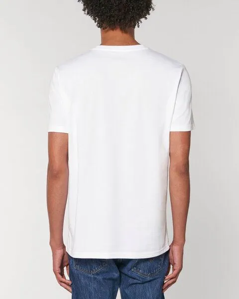 Human Family Human Family Bio Unisex Rundhals T-Shirt "Create - Simplicity", Weiss, – Produktbild 4 von 4