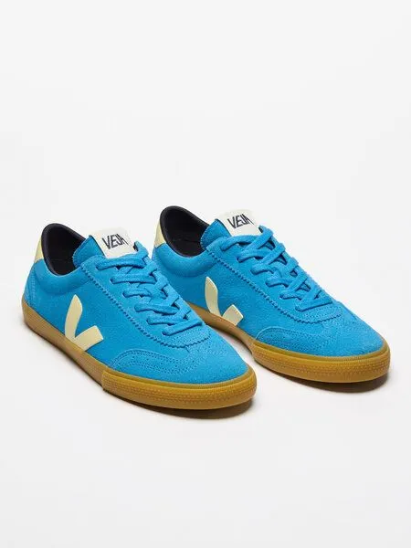 Veja Veja Volley Suede - Damen Sneaker, Egee sun (blau), – Produktbild 2 von 3