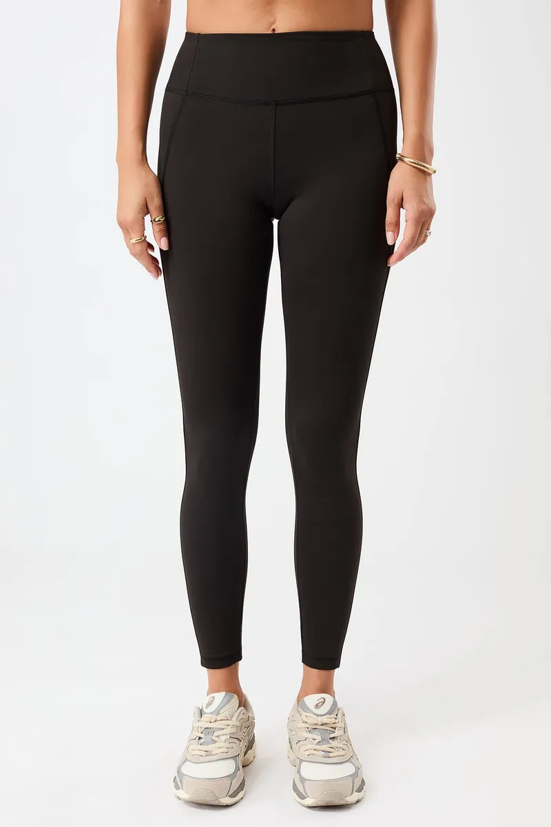 mandala MANDALA Damen vegan Legging Limitless Schwarz, Schwarz, – Produktbild 1 von 2