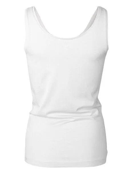 Alma & Lovis Alma & Lovis Top aus Bio-Baumwolle | Basic Top, Weiß, – Produktbild 2 von 2