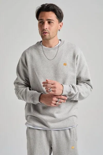 Trendsplant Trendsplant Organic Essential Sweatshirt Heather Grey, Grau, – Produktbild 3 von 4