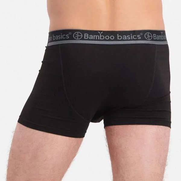 Bamboo Basics Bamboo Basics Enganliegende Herren Trunkshorts LIAM aus Bambusviskose / Biobaumwolle (3er Pack), Mix (schwarz/grün/grau), – Produktbild 3 von 4