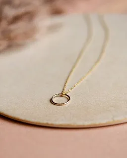 lille mus lille mus Kette 'Ring' 925 Silber – Produktbild 1 von 1