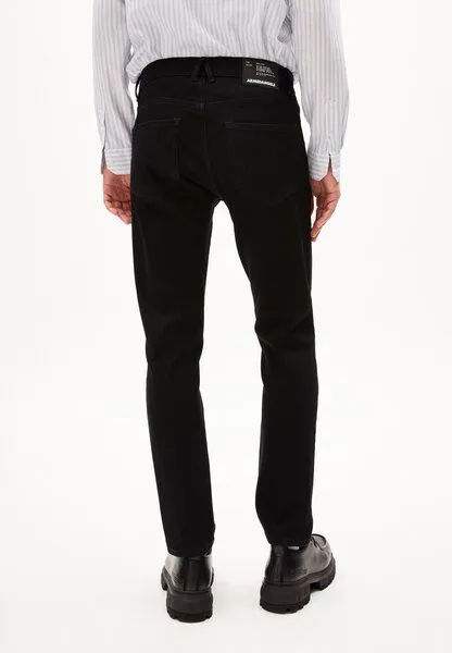 ARMEDANGELS ARMEDANGELS Iaan Comfort - Herren Straight Leg Mid Waist aus Bio-Baumwoll Mix, Rinse black, – Produktbild 2 von 4