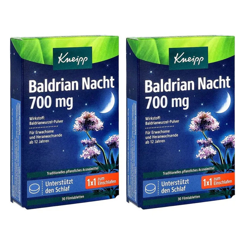 Kneipp Kneipp Baldrian Nacht 700 mg Filmtabletten – Produktbild 2 von 4