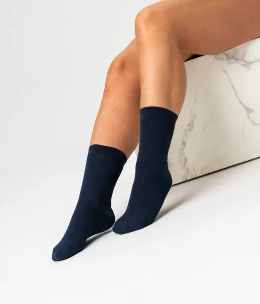 Copenhagen Bamboo 5 Paar marineblaue Bambussocken – Produktbild 3 von 4