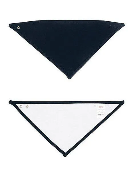 Babybugz Babybugz Baby Lätzchen Spucktuch beidseitig tragbar Vegan, White/nautical navy, – Produktbild 4 von 4