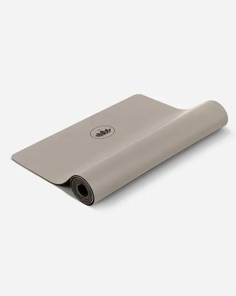 Lotuscrafts Lotuscrafts Yogamatte PURE - extrem rutschfeste PU-Oberfläche, Light taupe, – Produktbild 1 von 4