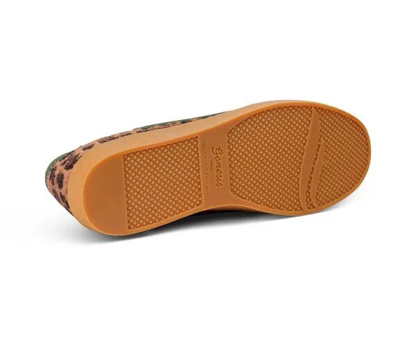 Genesis Footwear Genesis Footwear G-Volley Animalprint - vegane Sneaker, Leo /bottlegreen, – Produktbild 3 von 4