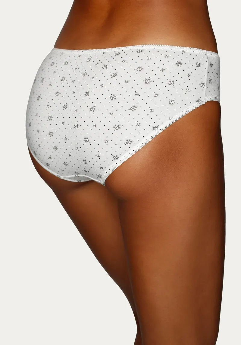 petite fleur by Lascana Jazz-Pants Slips creme, grau, Creme, grau, – Produktbild 2 von 3