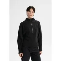 MELA MELA Rippstrick Troyer Style KIMAYA aus 100% Bio-Baumwolle, Schwarz, – Produktbild 1 von 1