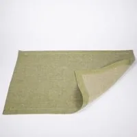 nahtur-design nahtur-design Tischset aus 100% Leinen, Leinendenim, Moos (grün), – Produktbild 2 von 5