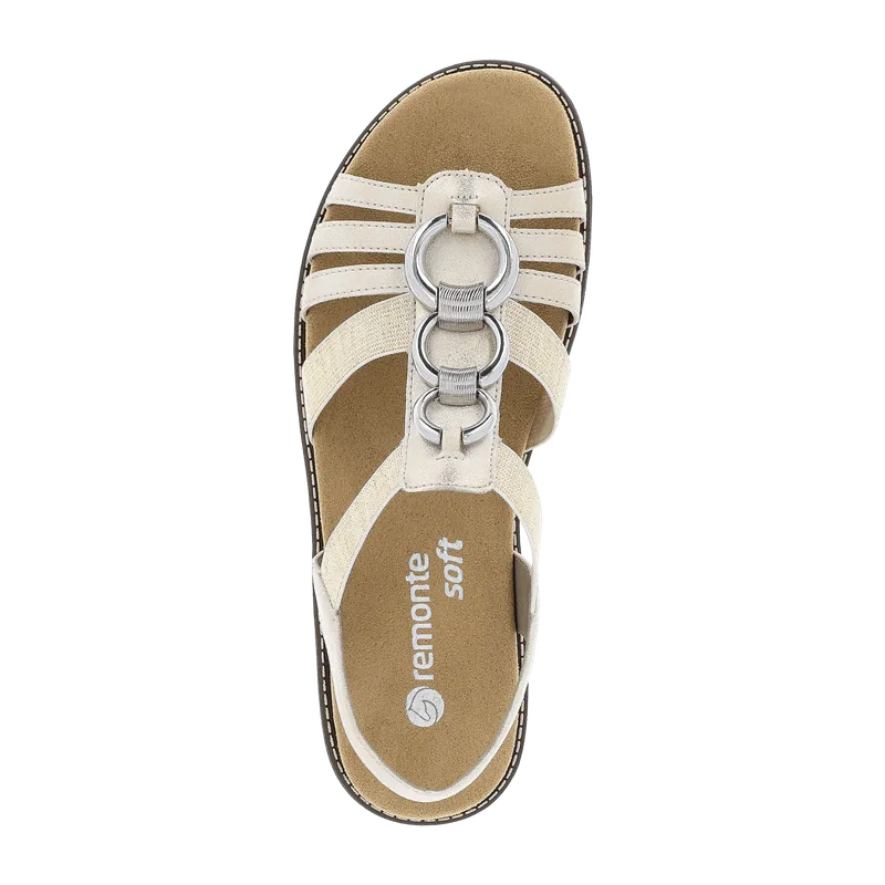 Remonte Remonte D2073-60 muschel beige Alula Gleamlastic für Damen, Gold, – Produktbild 5 von 7