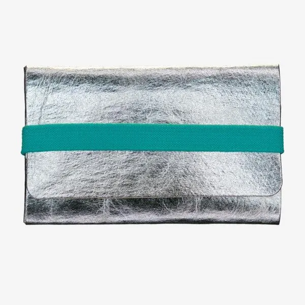 ANDERS & KOMISCH ANDERS & KOMISCH Kartenetui mit Münzfach in Silber - Slim Wallet - A&K TINY, Mint, – Produktbild 2 von 4