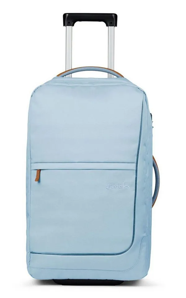 Satch Satch Weichgepäck-Trolley Flow, 2 Rollen, Blau, – Produktbild 2 von 5