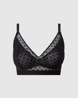 Understatement Understatement Damen vegan Bh Mesh Support Plus Black Dots – Produktbild 1 von 1