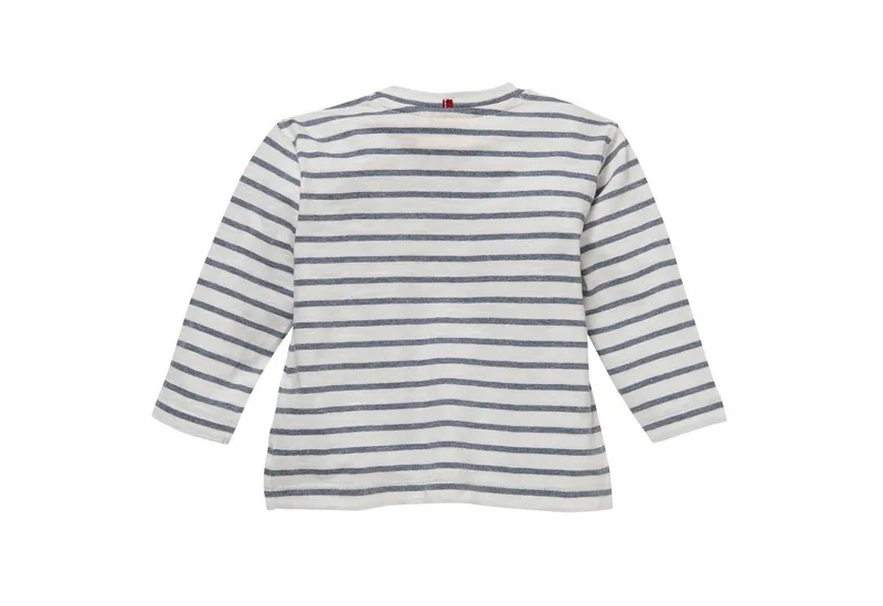 People Wear Organic People Wear Organic Langarmshirt im Doppelpack, aus Bio Baumwolle, Blau, – Produktbild 5 von 5