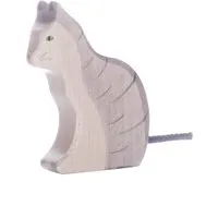 Holztiger Holztiger Holzfigur "Katze" Auf dem Bauernhof Maße 7 x 1,9 x 8 cm – Produktbild 1 von 1