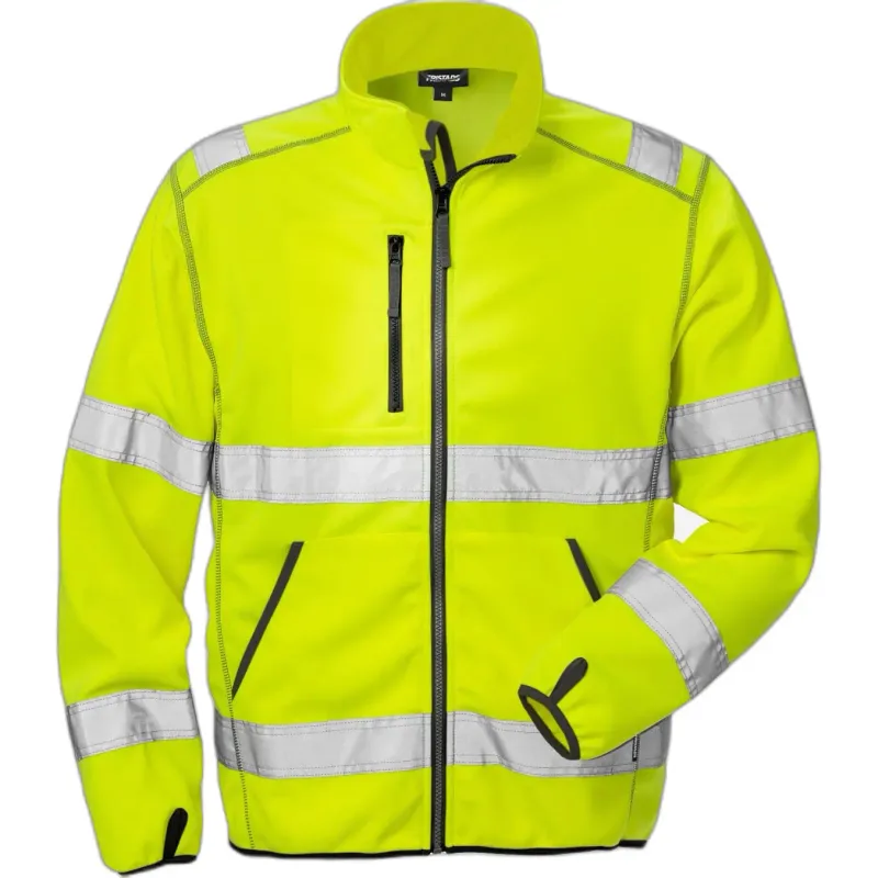 Fristads Wasserdichte Softshell-Jacke Klasse 3 mit hoher Sichtbarkeit Fristads 4840 SSL, Jaune, – Produktbild 1 von 2