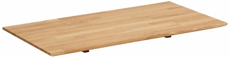 OTTO home Ansteckplatte Lake, massives Eichen- oder Nussbaumholz, Braun, – Produktbild 2 von 5