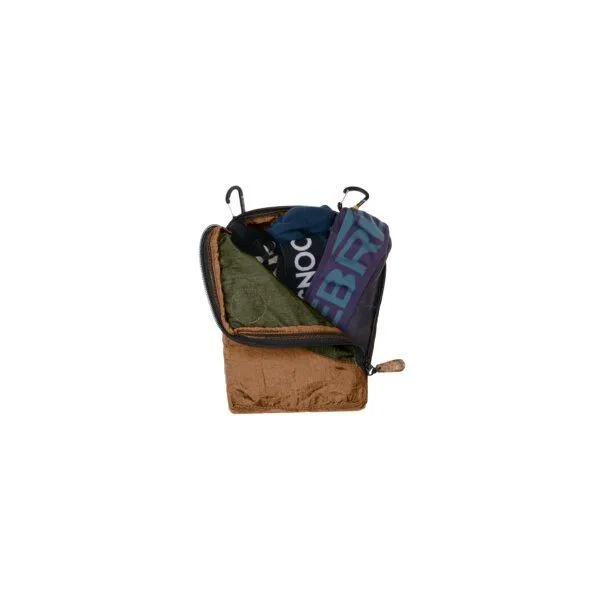 Ticket to the Moon Ticket to the Moon Packwürfel "Travel Cube Small" upcycled, Braun/army grün, – Produktbild 1 von 2