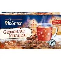 Meßmer Meßmer Gebrannte Mandeln 20er - Rooibostee mit Gebrannte-Mandel-Geschmack - Weihnachtliches Rooibostee-Erlebnis - Wintergenuss - Mandelnote. 20 mit – Produktbild 1 von 1