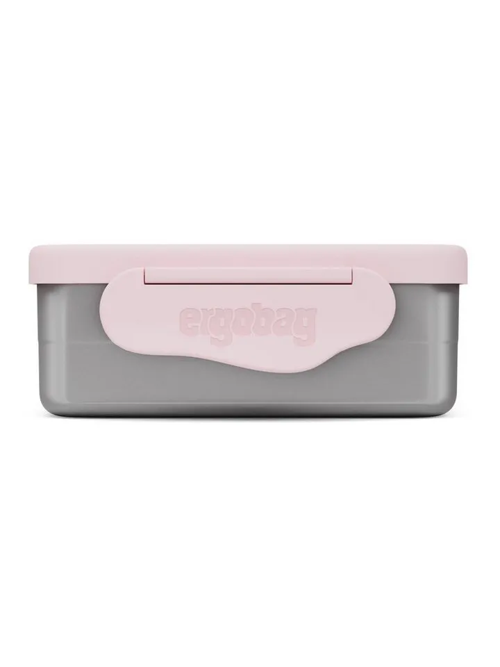 Ergobag Ergobag Lunchbox Edelstahl Brotdose, Edelstahl, (Edelstahl Brotdose, 3-tlg., 1x Brotdose, 1x Trennfach), spülmaschinengeeignet bis 45 Grad, Handwäsche empfohlen, Rosa, – Produktbild 2 von 4
