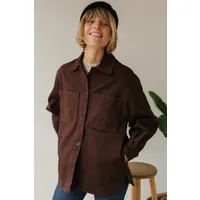 TWOTHIRDS TWOTHIRDS Damen vegan Jacke Kril Hot Chocolate, Braun, – Produktbild 1 von 1