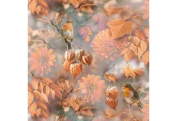 Ambiente Luxury Paper Products Papierserviette, Servietten Papier 33x33cm 3-lagig Rotkehlchen im Herbst Motiv 20 Stück – Produktbild 1 von 1