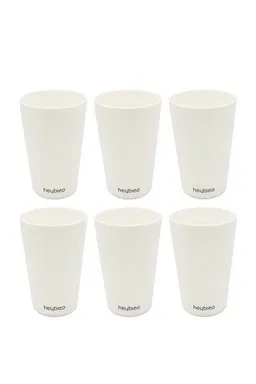 heybico heybico Mehrweg Trink-Becher aus nachwachsenden Rohstoffen 6 Stück – Produktbild 1 von 1