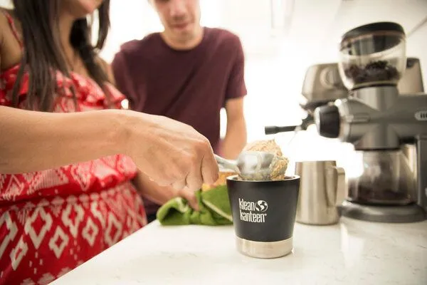 Klean Kanteen Klean Kanteen Tumbler isoliert 237ml mit Deckel, Schwarz matt, – Produktbild 2 von 4