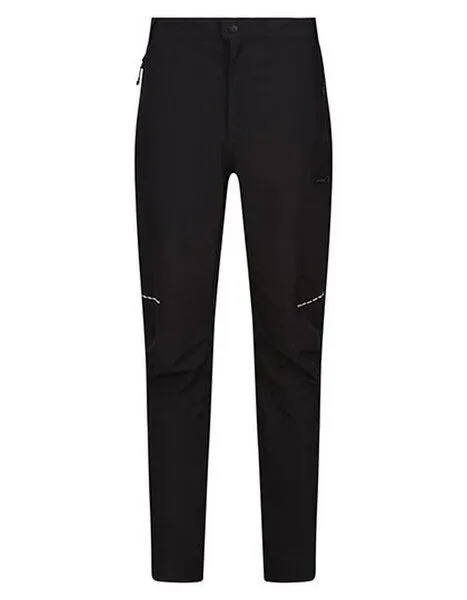 Regatta Professional Regatta Professional Regenhose Workwear Arbeitshose Seitentaschen mit Reißverschluss Wanderhose Recyceltes Polyester Wasserdicht Stretch, Schwarz, – Produktbild 1 von 3