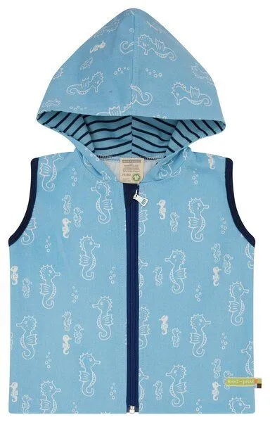 loud + proud loud + proud Babys & Kinder Outdoorweste, GOTS-zertifiziert, Air(blau), – Produktbild 2 von 4
