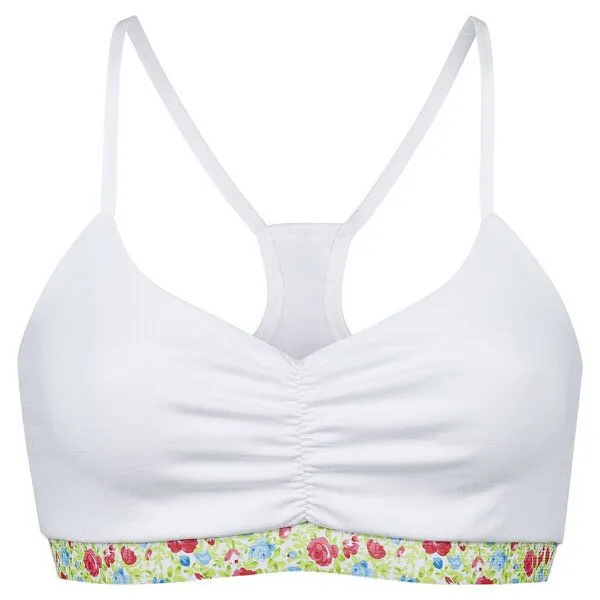 Frija Omina Frija Omina Bio Bustier Myna, Weiß / blumen, – Produktbild 1 von 3