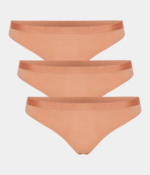 Copenhagen Bamboo 3 Stück Tan-Bambus-Tanga-Slips – Produktbild 1 von 2
