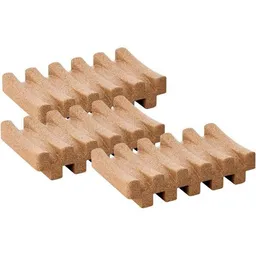 Kork-Deko Kork-Deko 3er-Pack Seifenablage aus Kork | Kork-Seifenschale | 13,5x8x3cm – Produktbild 1 von 1