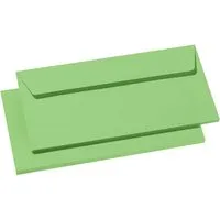 Clairefontaine 20 Clairefontaine Briefumschläge "Pollen" DL, Haftklebung, o. Fenster, 120 g/m² grün – Produktbild 1 von 1