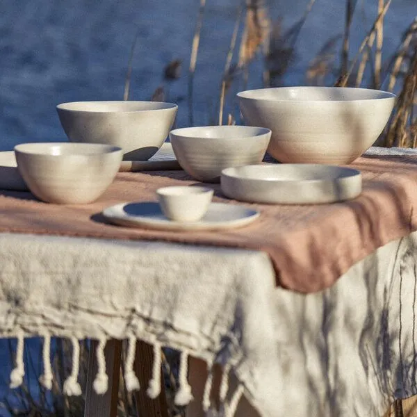 onomao onomao Bowl - Traditionell, Naturweiß, – Produktbild 3 von 4