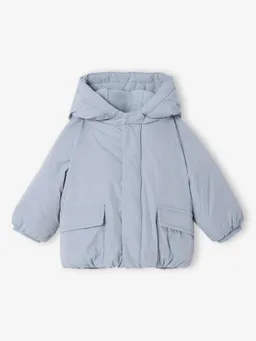 Vertbaudet Baby Steppjacke mit Kapuze und Fleecefutter eis – Produktbild 1 von 1