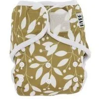 Hypf Hypf Stoffwindel Überhose (Klett) One Size 4-16kg, Leaves (gold), – Produktbild 1 von 1
