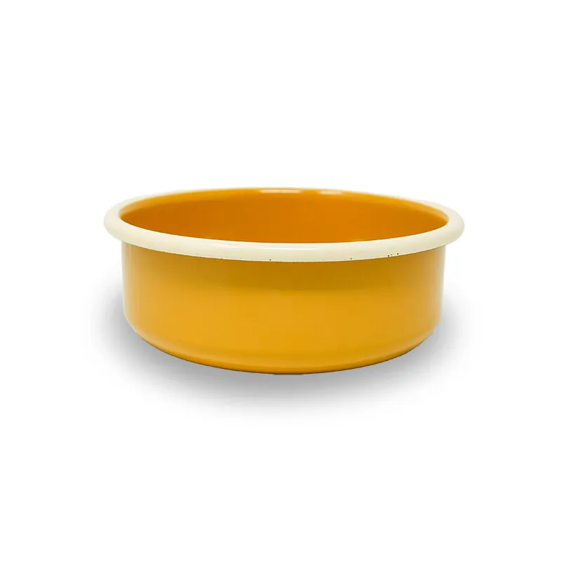 Lills Lills Emaillenapf "Nele" - Gr. L - orange/ gelb – Produktbild 1 von 2