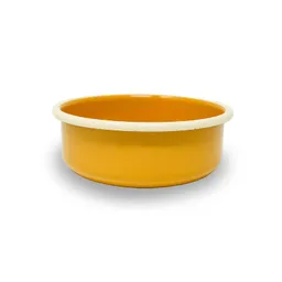 Lills Lills Emaillenapf "Nele" - Gr. L - orange/ gelb – Produktbild 1 von 1