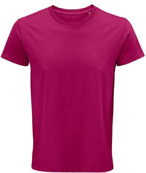Sol's Sol's Herren T-Shirt Kurzarm Rundhals aus Bio - Baumwolle, Fuchsia, – Produktbild 1 von 3