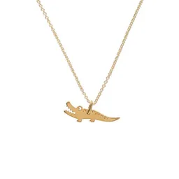 BELLYBIRD Jewellery BELLYBIRD Jewellery Kinderkette - kleines Krokodil, Anhänger/ Silber/ Silber vergoldet – Produktbild 1 von 1