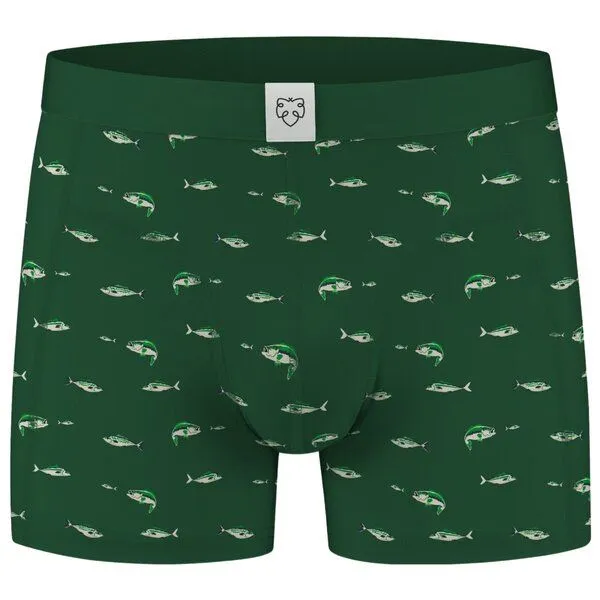 A-Dam A-Dam Boxerbrief Gemustert, Green fishing pond (grün), – Produktbild 1 von 1