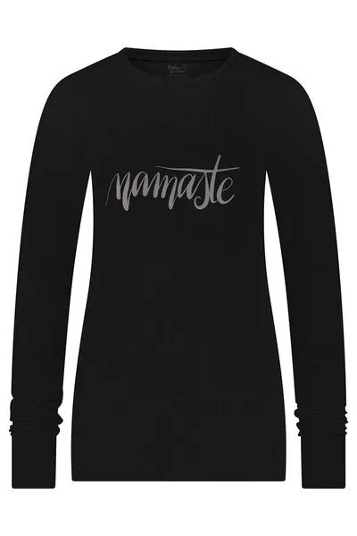Urban Goddess Urban Goddess Namaste Core Yoga-Longsleeve, Onyx black (schwarz), – Produktbild 4 von 4