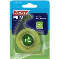Tesa tesa Handabroller "EASY CUT" inkl. 1 Rolle, 33 m x 19 mm "CLEAR RECYCLED" – Produktbild 1 von 1